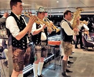 band on cruise on the Danube